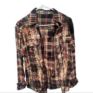 Bleached flannel